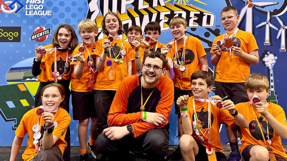 UK school children raise money for overseas LEGO competition