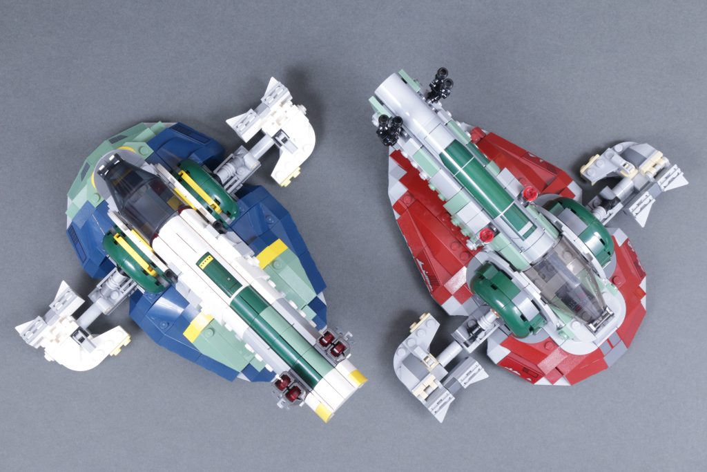 LEGO Star Wars 75433 Jango Fetts Starship 75312 Boba Fetts Starship comparison 10 1024x683