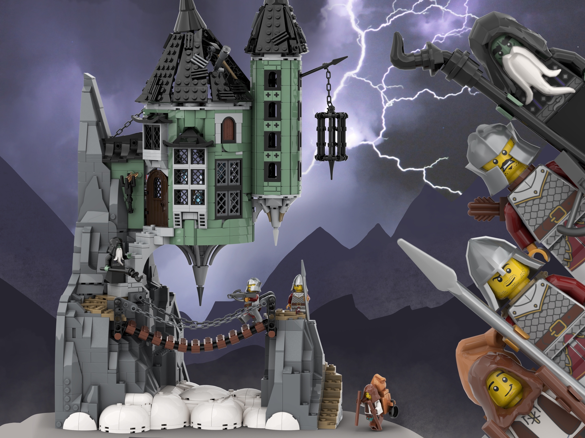 BrickLink Designer Program Series 11 Dark Wizards Tower