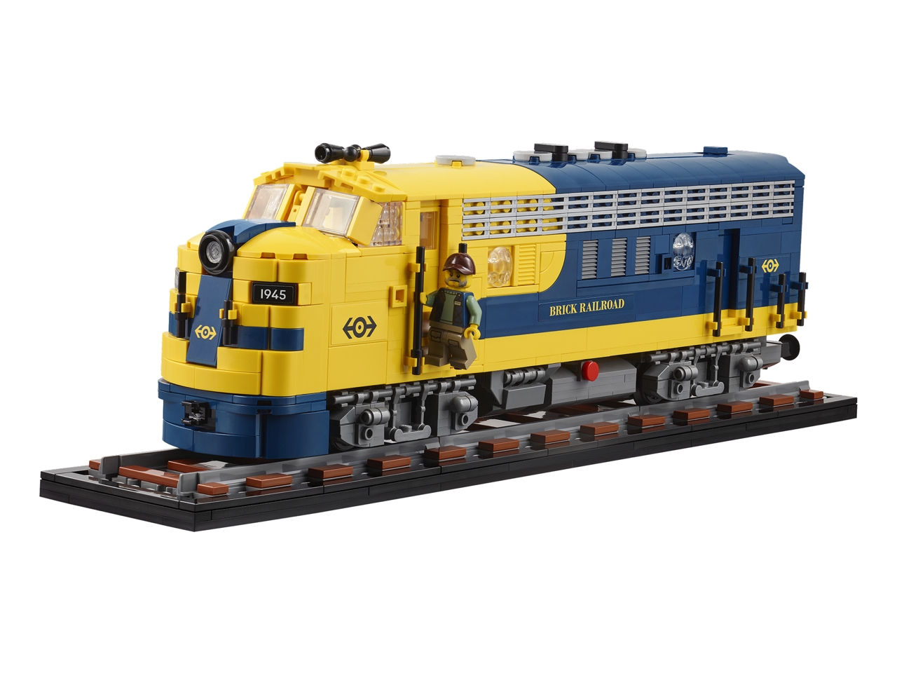 bricklink series 8 brick railroad locomotive